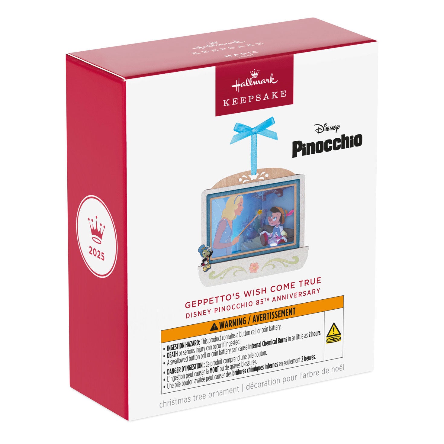 Geppetto’s Wish Come True Papercraft Ornament With Light - Raymond's Hallmark