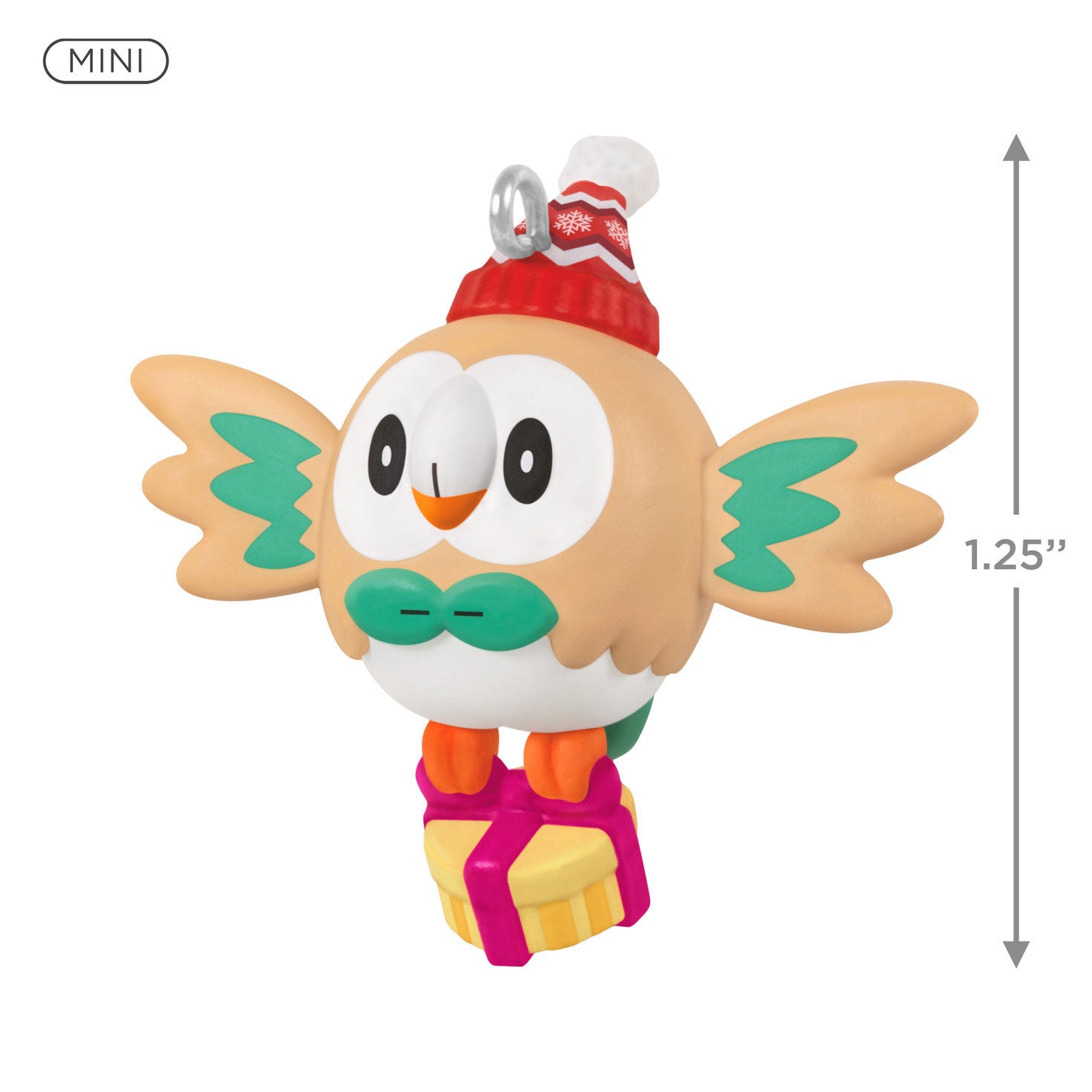 Mini Holiday Rowlet Ornament - Raymond's Hallmark