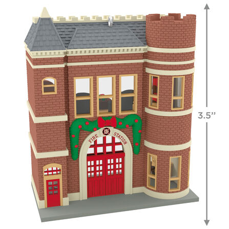 Nostalgic Houses and Shops Keepsake Korners Firehouse Ornament - Raymond's Hallmark