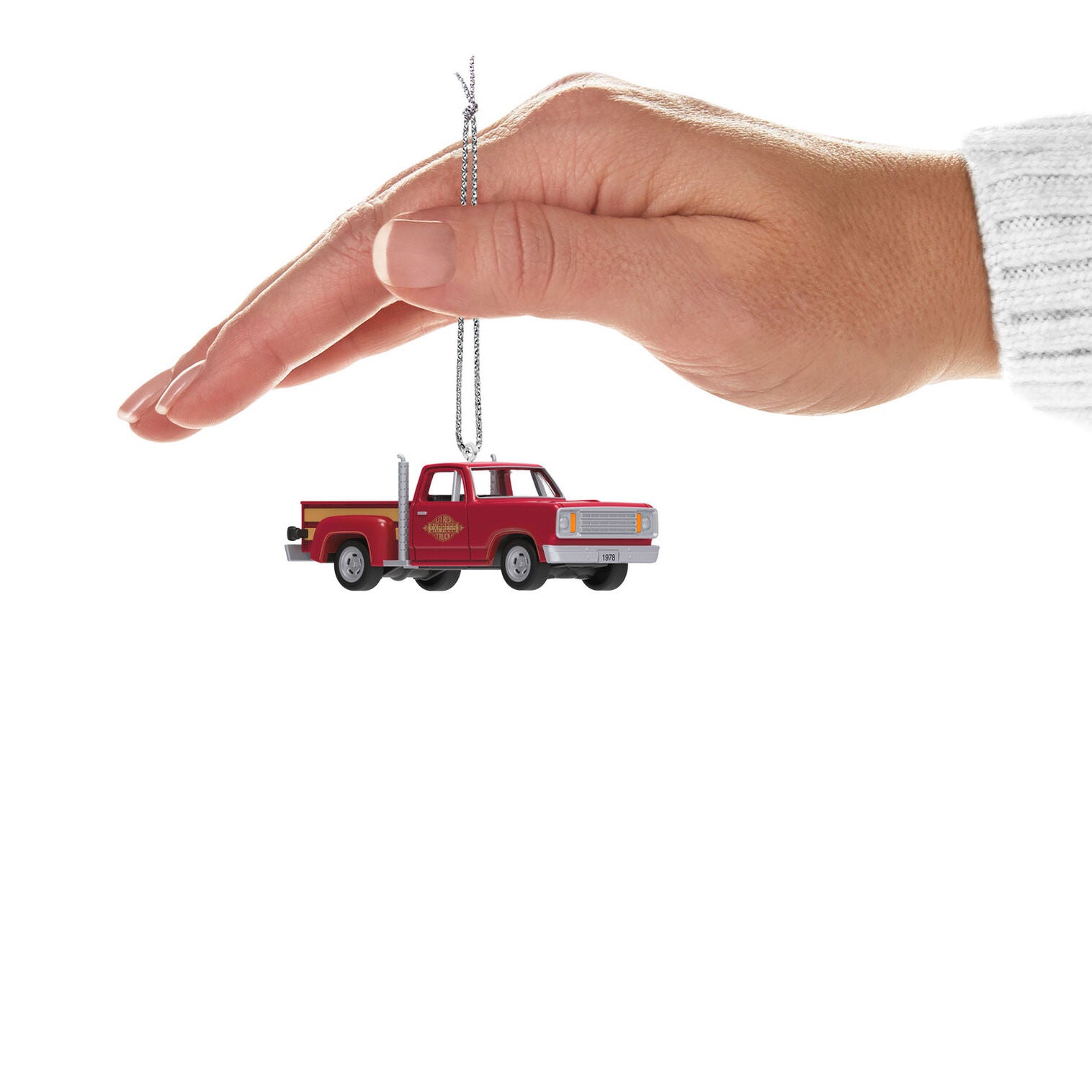 Mini Lil' American Trucks 1978 Dodge Li'l Red Express Truck 2025 Metal Ornament, 0.75" - Raymond's Hallmark