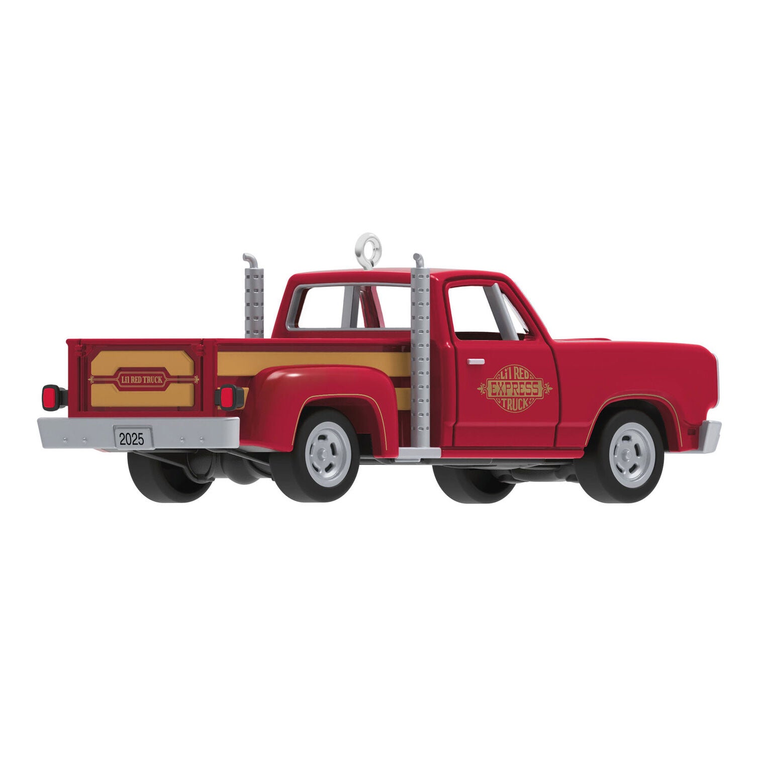 Mini Lil' American Trucks 1978 Dodge Li'l Red Express Truck 2025 Metal Ornament, 0.75" - Raymond's Hallmark