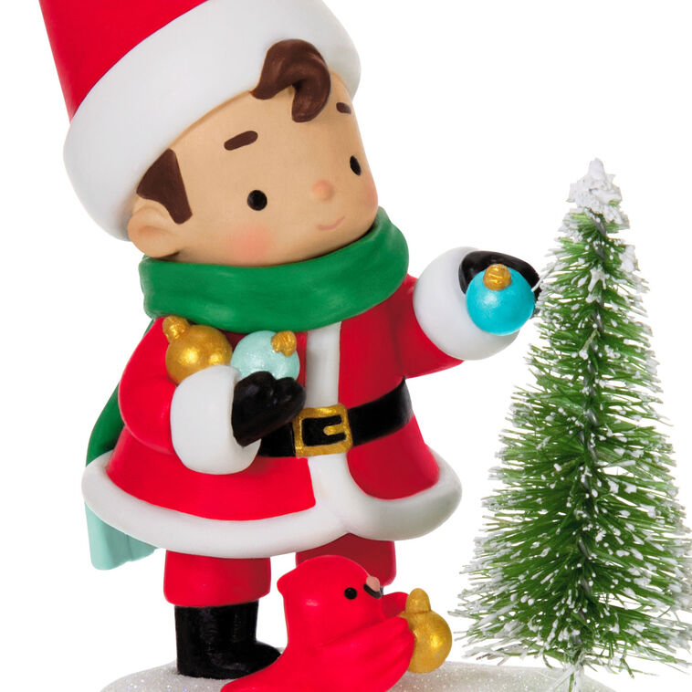 Young Santa Ornament