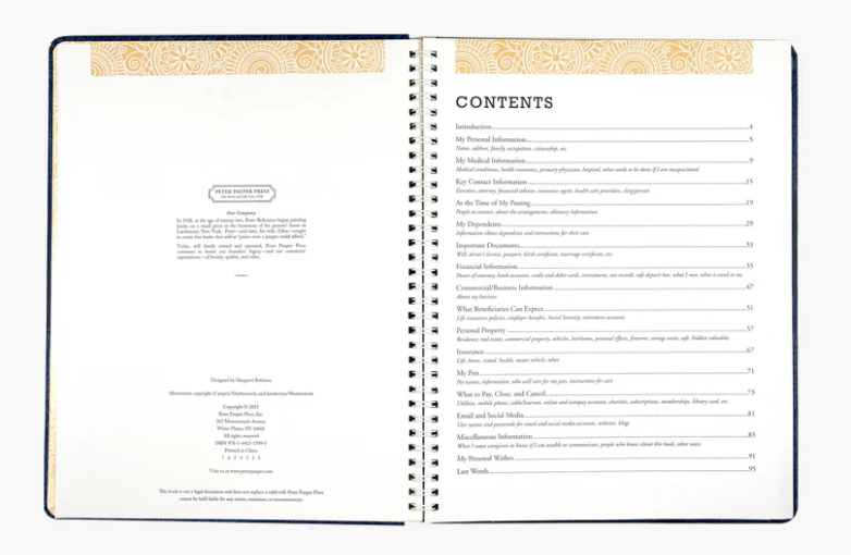 I’m Dead. Now What? Planner - Raymond's Hallmark