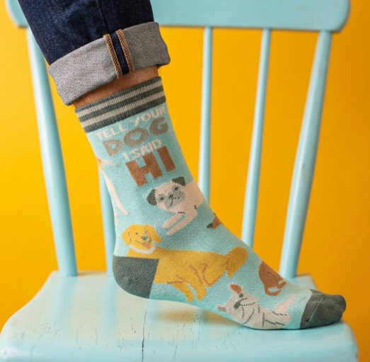 Karma Socks Tell Your Dog I Said Hi - Raymond's Hallmark