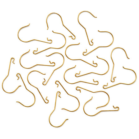 BRASS ORNAMENT HOOKS