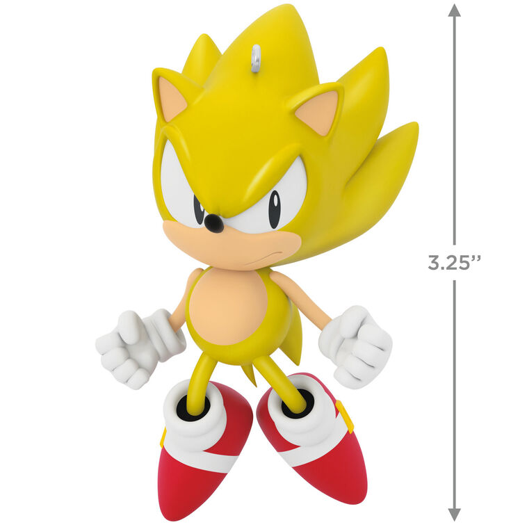 Sonic the Hedgehog Super Sonic Ornament