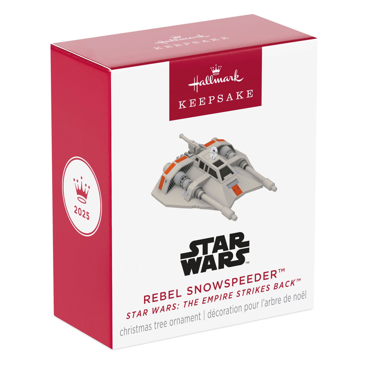 Mini Star Wars: The Empire Strikes Back™ Rebel Snowspeeder™ Ornament, 0.25" - Raymond's Hallmark