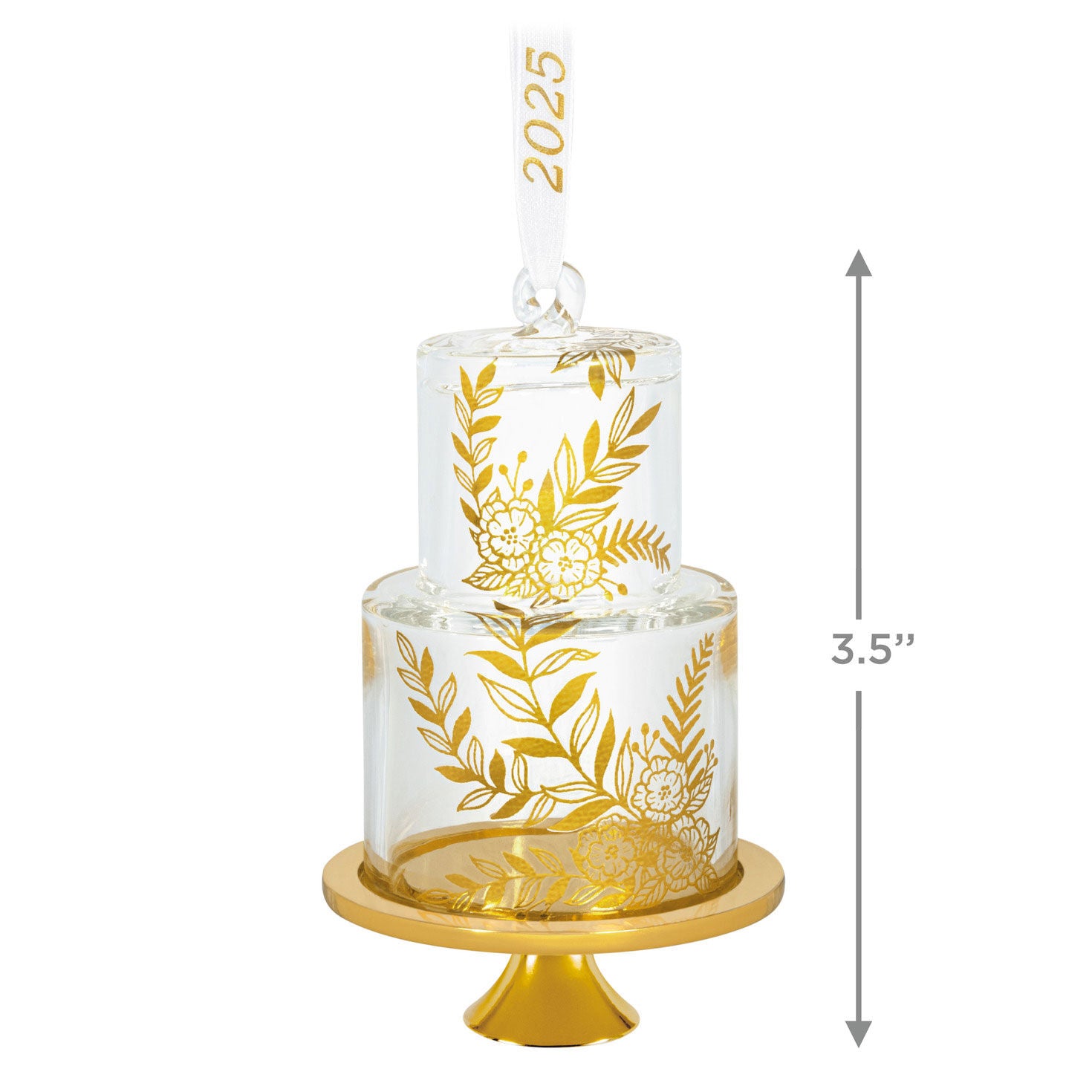 Our Sweet Beginning 2025 Glass Ornament
