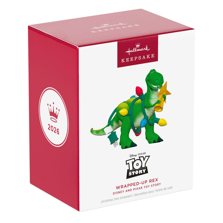 Disney/Pixar Toy Story Wrapped-Up Rex Ornament