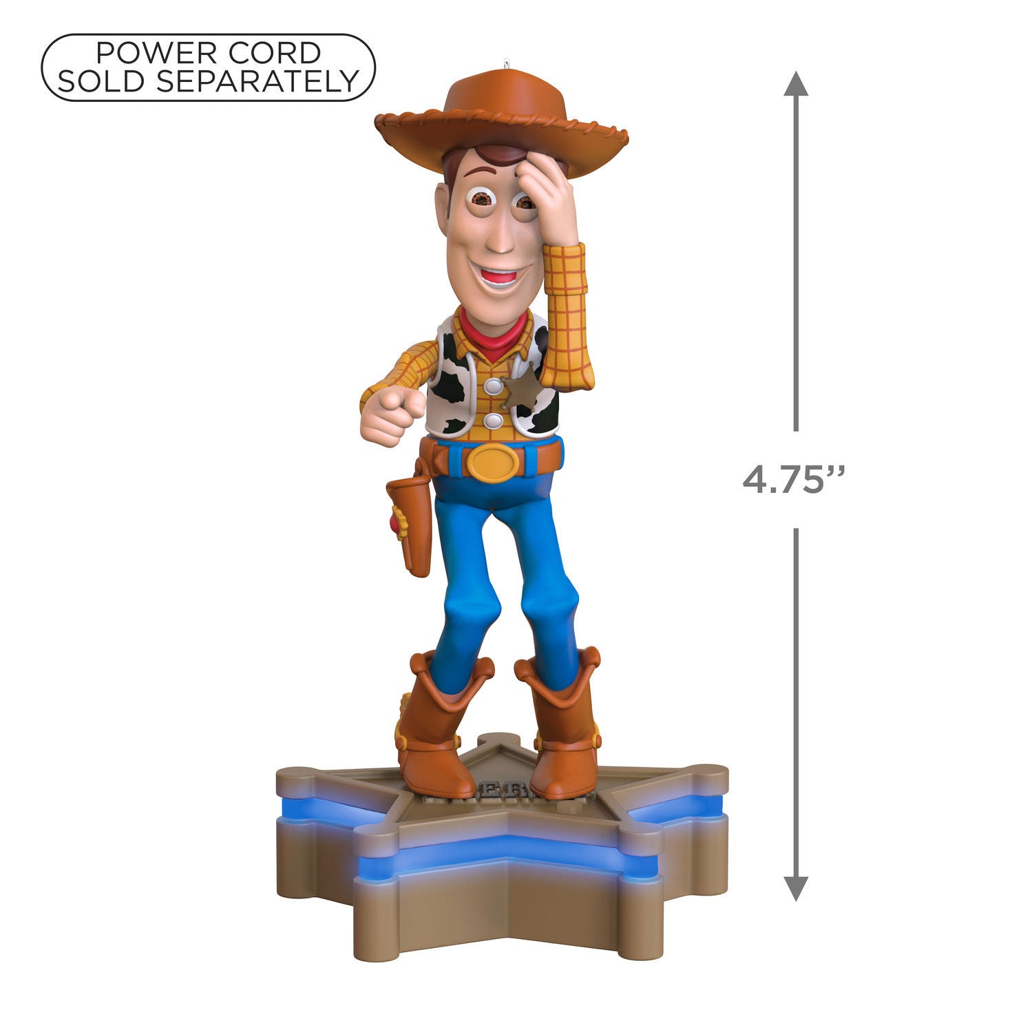 Sheriff Woody Ornament With Light and Sound - Raymond's Hallmark