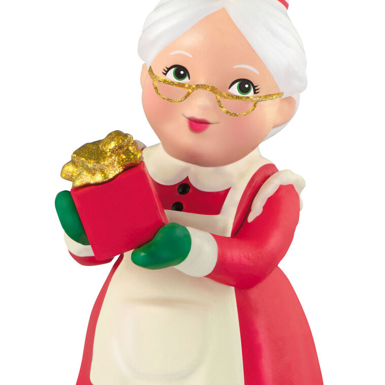 Mini Sweet Mrs. Claus Ornament, 1.5"