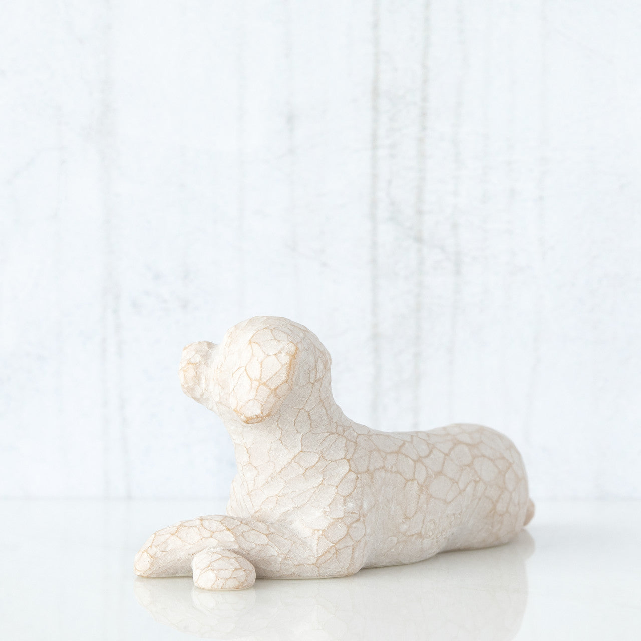Love My Dog Lying Sculpted Figure