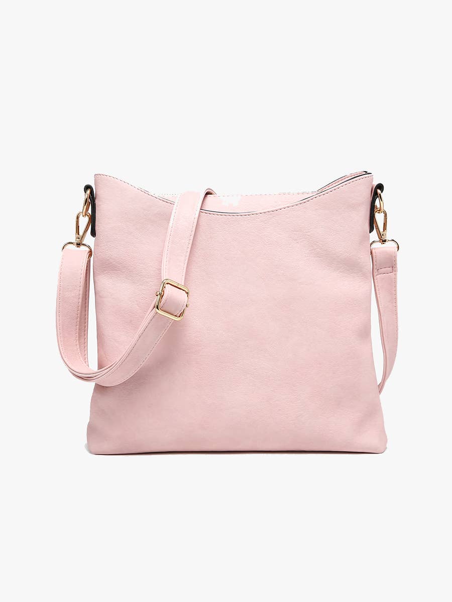 M1765 Emma 3 Compartment Crossbody w/ Snap Closure - Raymond's Hallmark