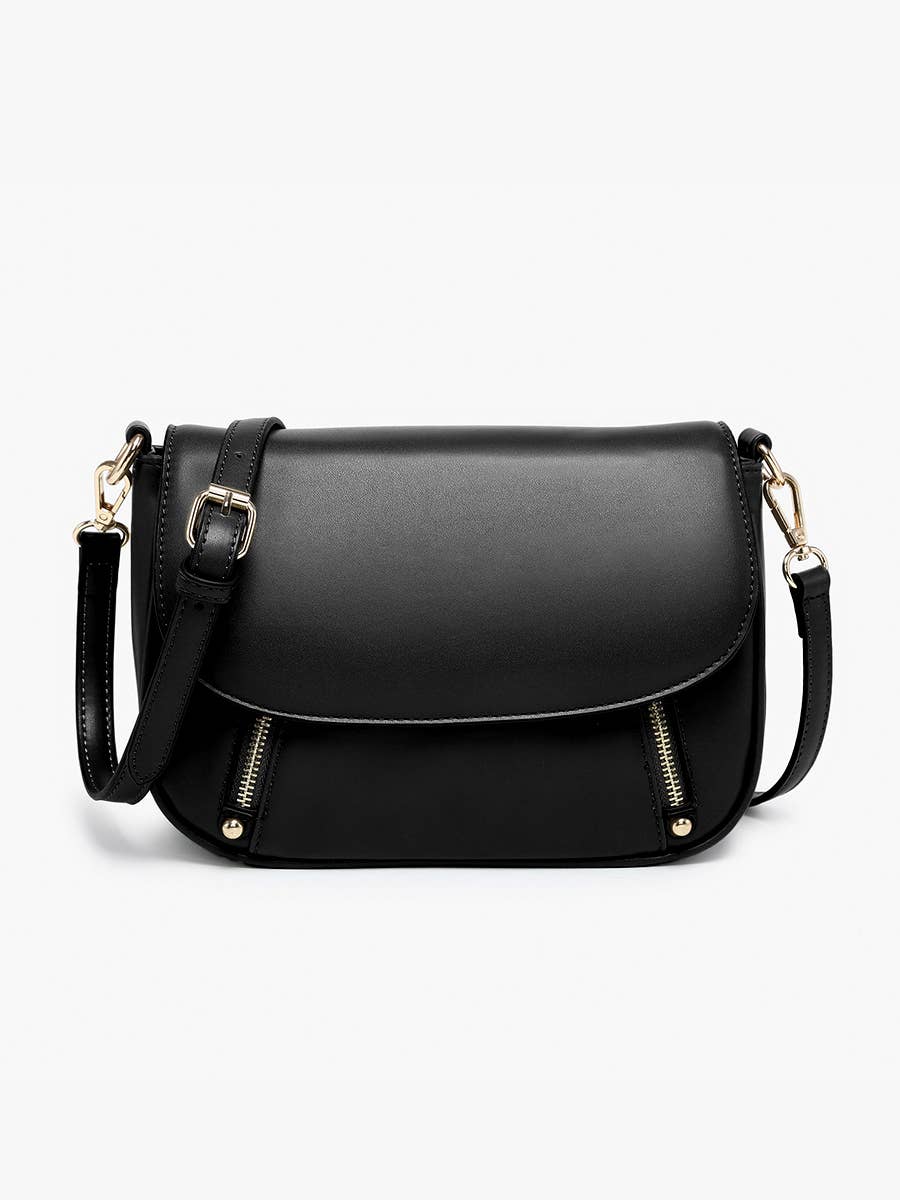 M2628 Lindsay Dual Zip Flapover Crossbody - Raymond's Hallmark