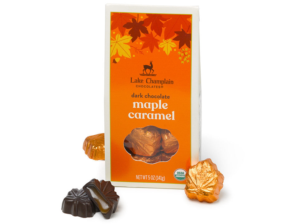 Maple Caramel Leaves Dark Chocolate - Raymond's Hallmark