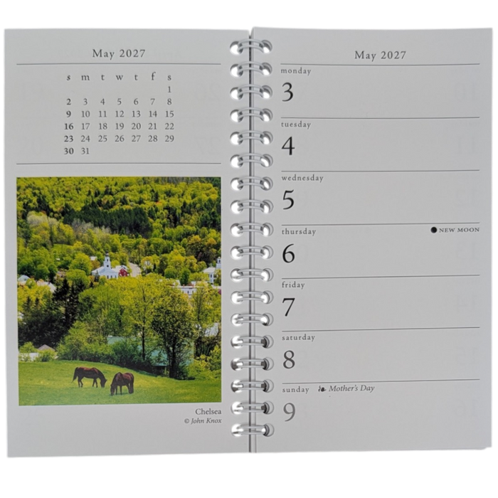 Vermont Living 2027 Pocket Calendar