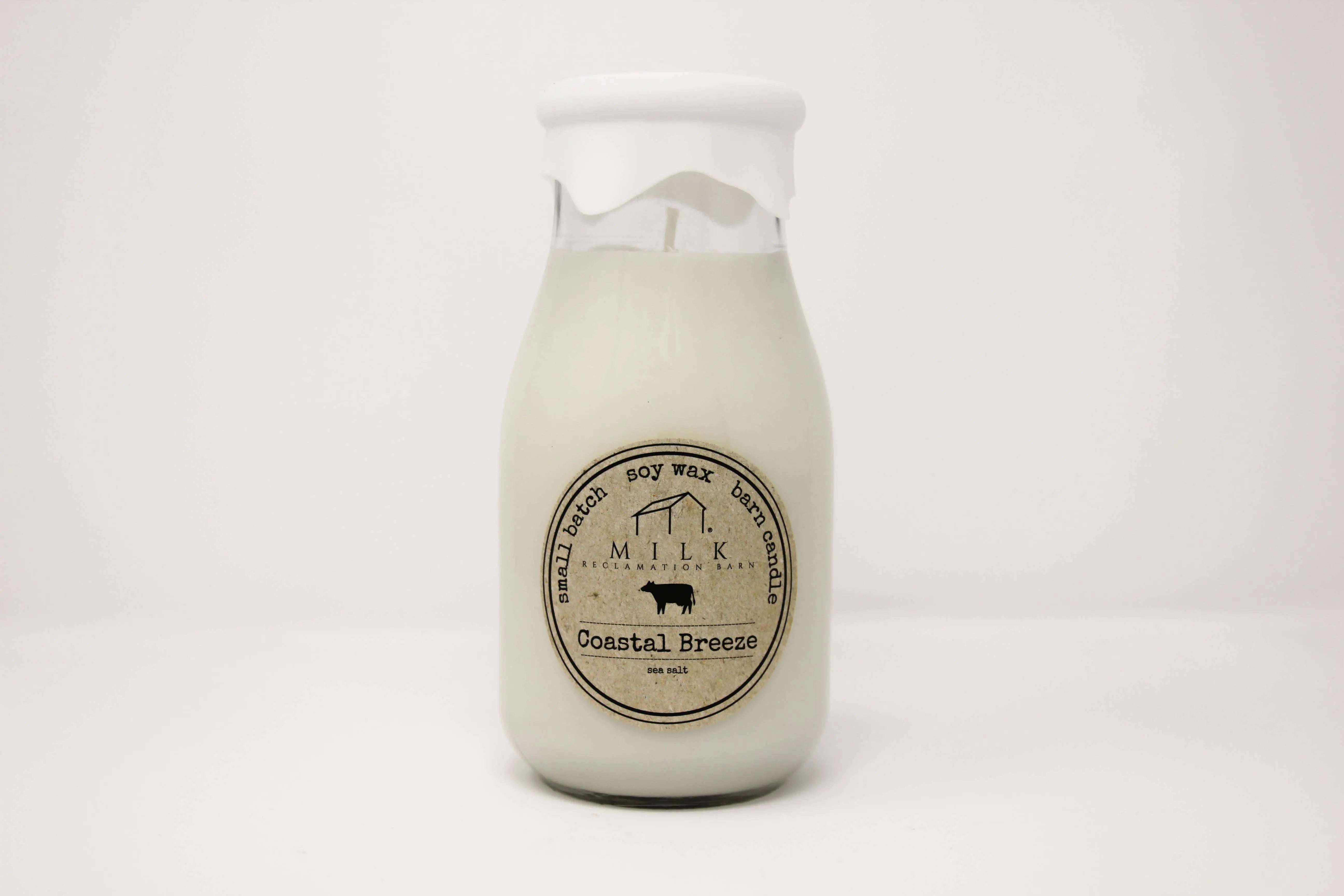 Milk Bottle Candle 13oz Coastal Breeze - Raymond's Hallmark