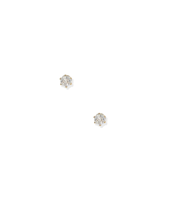 Screwback Stud Earrings-Helen Gold - Raymond's Hallmark