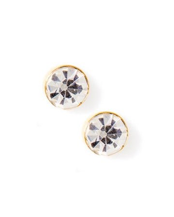Screwback Stud Earrings-Juliet Clear 5mm - Raymond's Hallmark