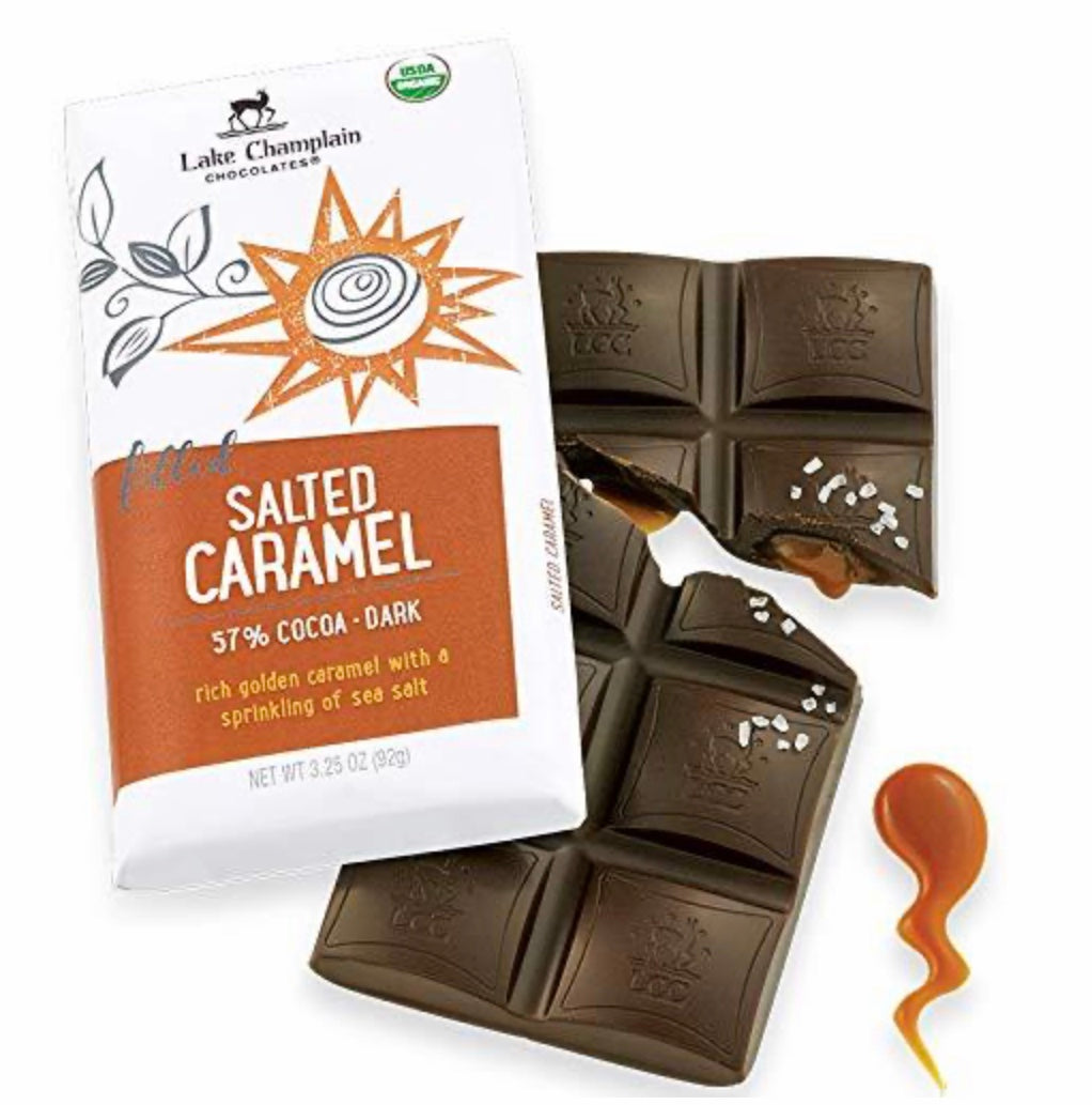 Bar Salted Caramel 57% Dark Chocolate - Raymond's Hallmark