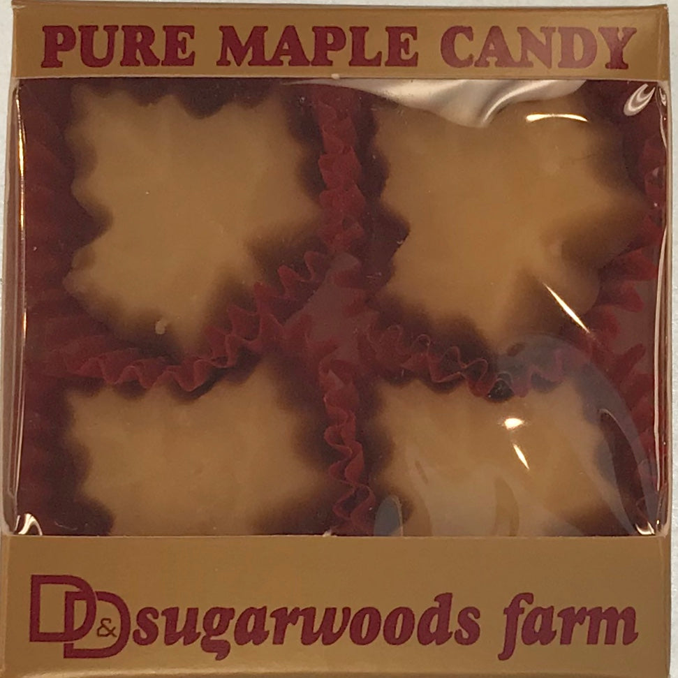 4pc Small Leaf Pure Maple Candy - Raymond's Hallmark