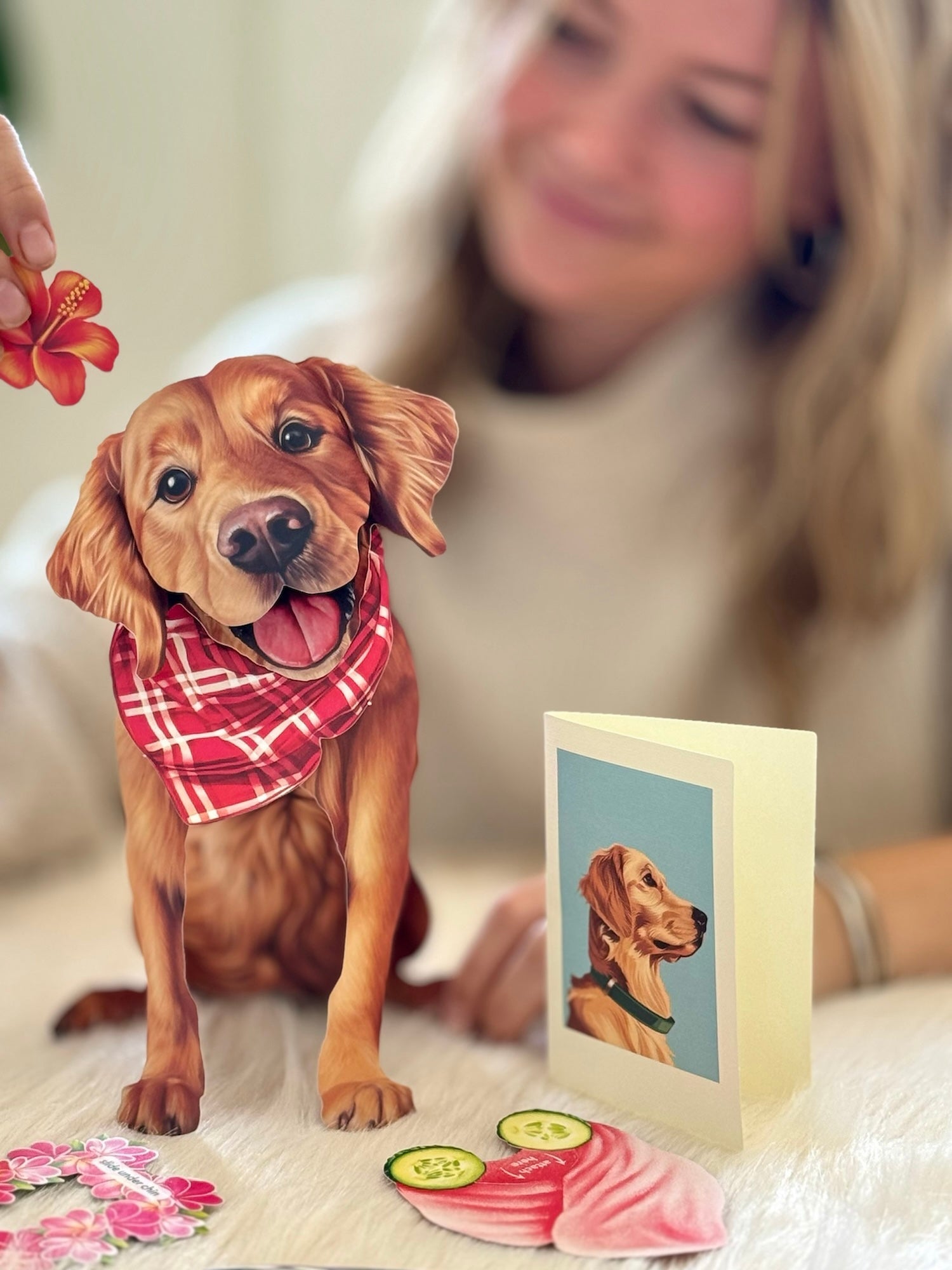 Golden Retriever Pop-Up Pup - Raymond's Hallmark
