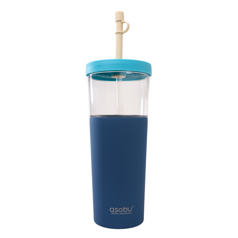 See-Through Straw Tumbler w/Detachable Insulated Mug Limited edition Pastel Blue