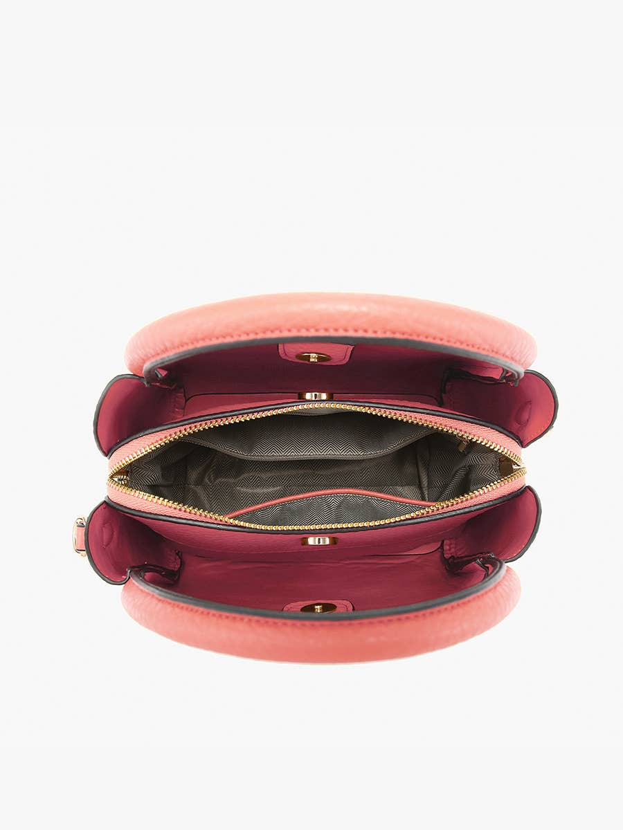 M2533 Ruby 3-Compartment Satchel w/ Dual Handles - Raymond's Hallmark