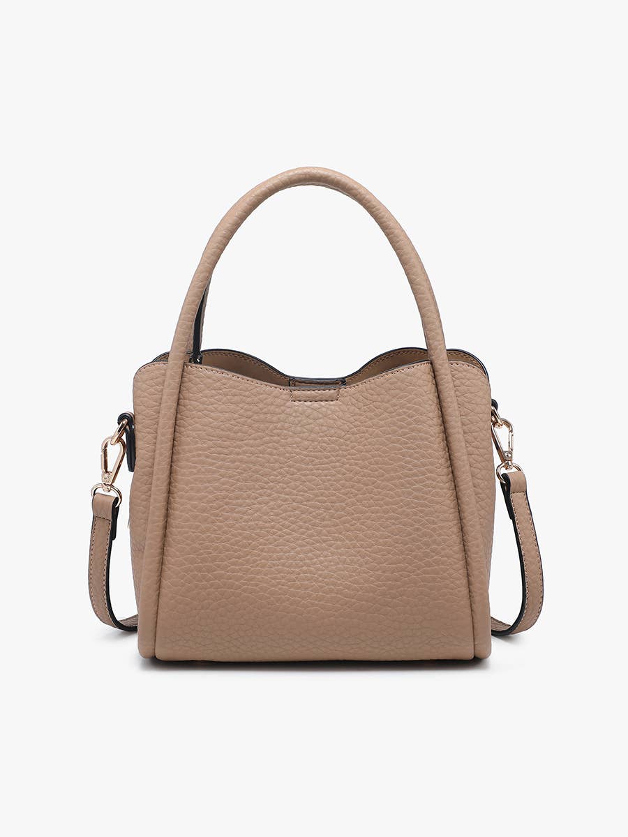 M2533 Ruby 3-Compartment Satchel w/ Dual Handles - Raymond's Hallmark