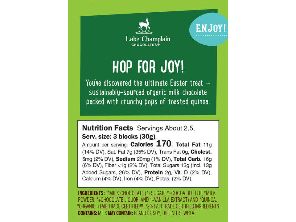 Easter Crispy Milk Chocolate Bar - Raymond's Hallmark