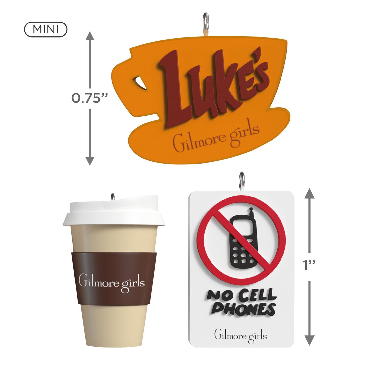 Gilmore Girls Mini Ornament Set - Raymond's Hallmark