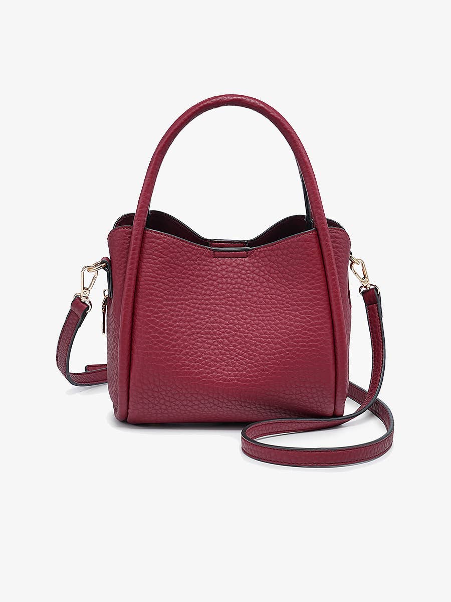 M2533 Ruby 3-Compartment Satchel w/ Dual Handles - Raymond's Hallmark