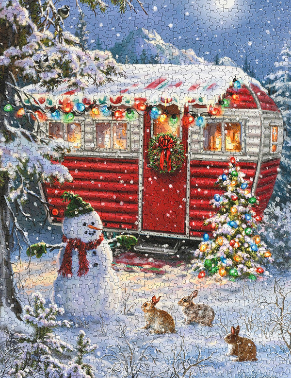 Snowy Retreat -  1000 Piece Jigsaw Puzzle - Raymond's Hallmark