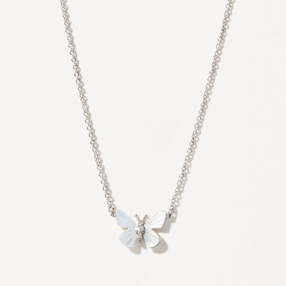 Transformation Butterfly Necklace Silver - Raymond's Hallmark