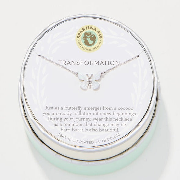Transformation Butterfly Necklace Silver - Raymond's Hallmark