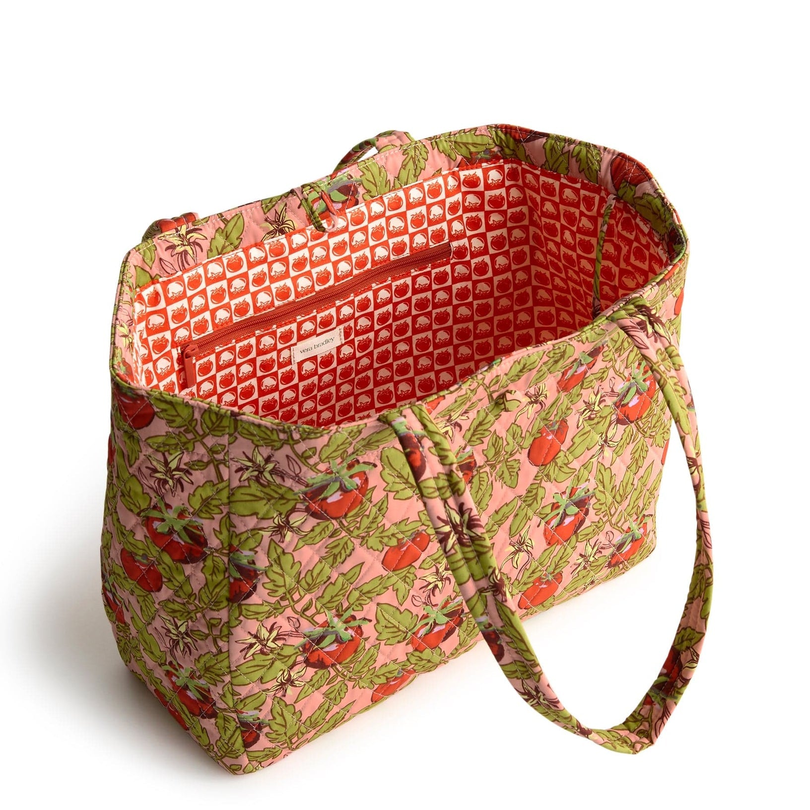 Small Hathaway Tote Bag in Tomato Vines - Raymond's Hallmark