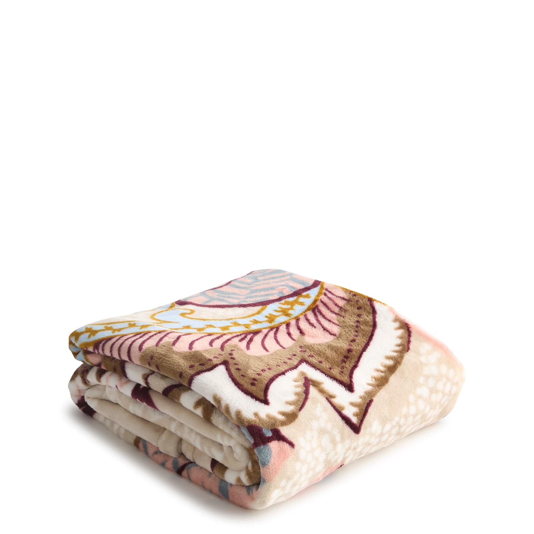 Plush Throw Blanket Don’t Leaf Me Paisley