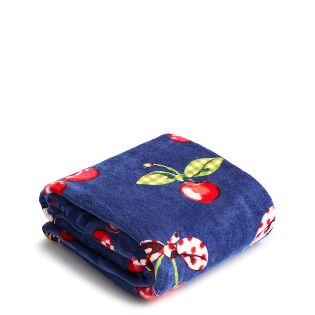 Plush Throw Blanket Cherry Picking - Raymond's Hallmark