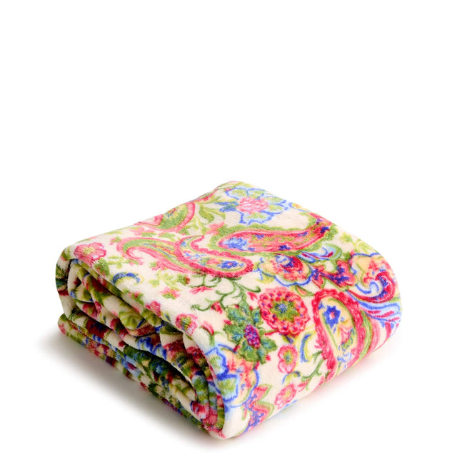 Plush Throw Blanket Vibrant Paisley - Raymond's Hallmark