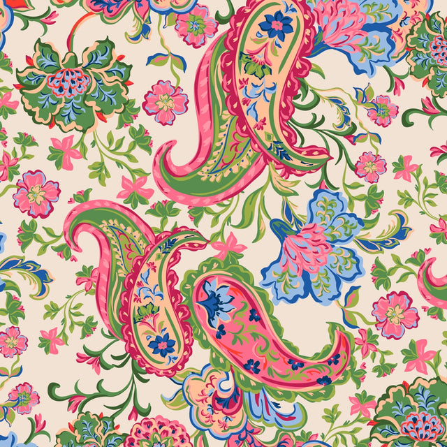 Plush Throw Blanket Vibrant Paisley - Raymond's Hallmark