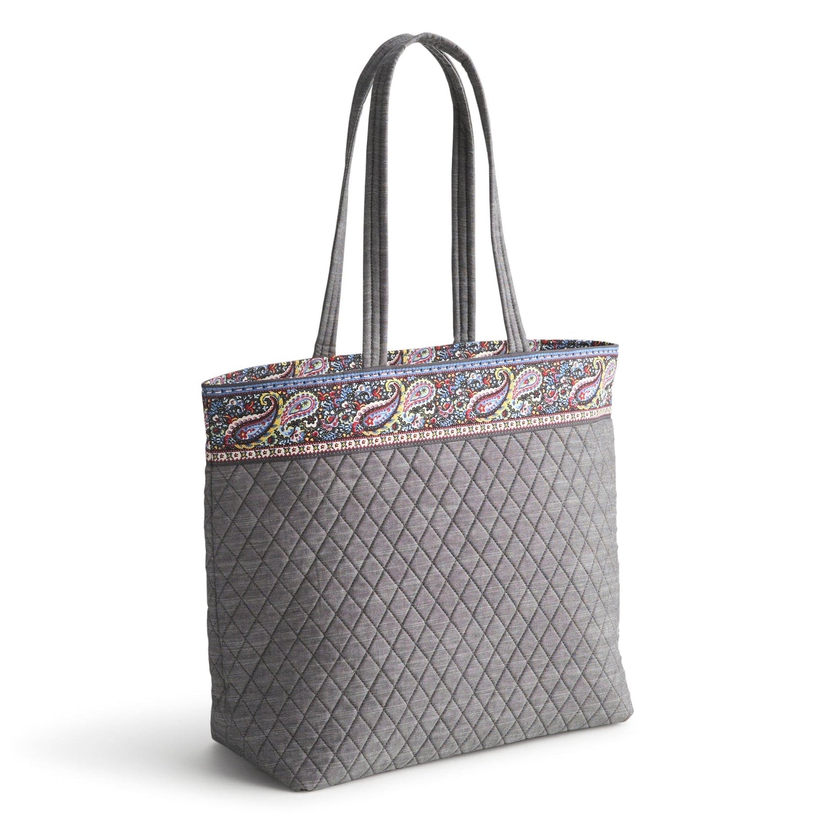 Original Zip Tote Black Chambray - Raymond's Hallmark
