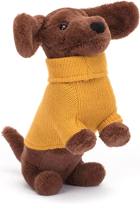 Yellow Sweater Sausage Dog - Raymond's Hallmark