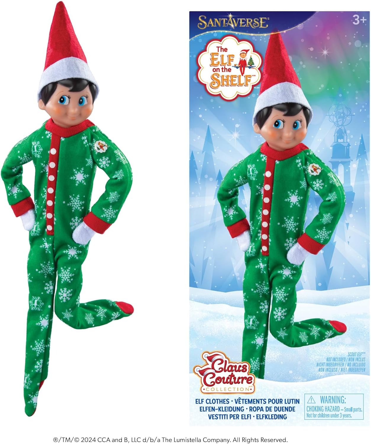 Elf on the Shelf Snowflake Snuggle PJs - Raymond's Hallmark