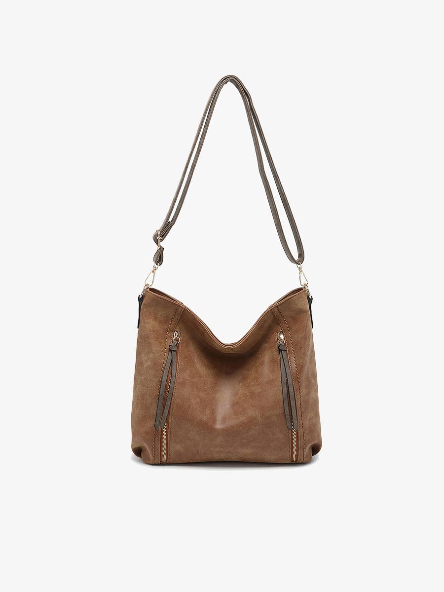 Mina Hobo Bag-Tan /Grey - Raymond's Hallmark