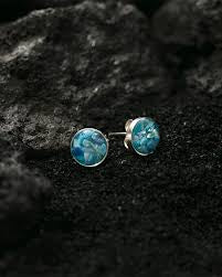 4ocean Earrings Sterling Sliver Hawaii Blue - Raymond's Hallmark