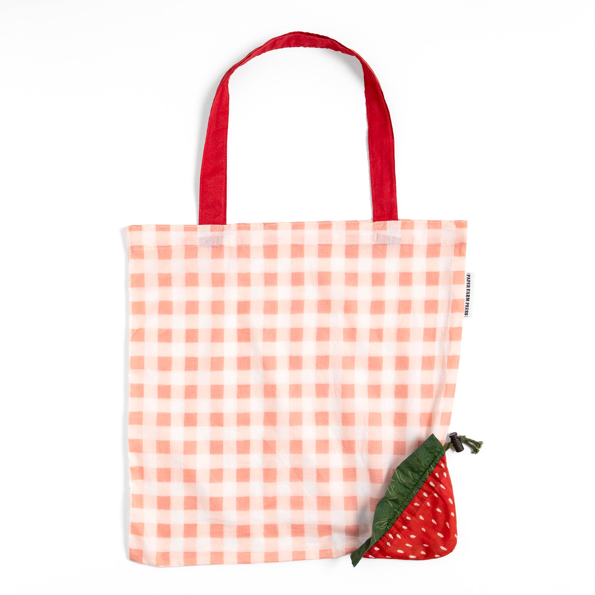 Strawberry Foldable Market Tote Bag - Raymond's Hallmark