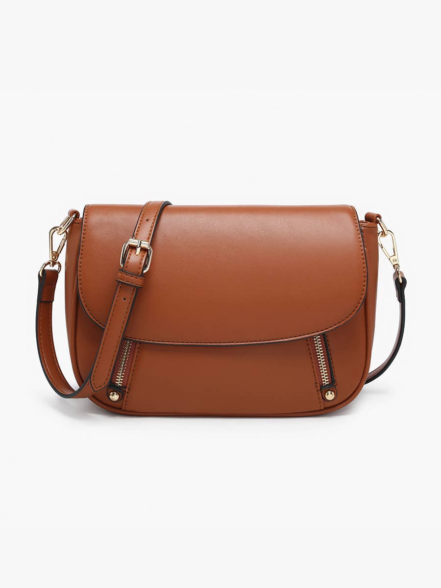 M2628 Lindsay Dual Zip Flapover Crossbody - Raymond's Hallmark