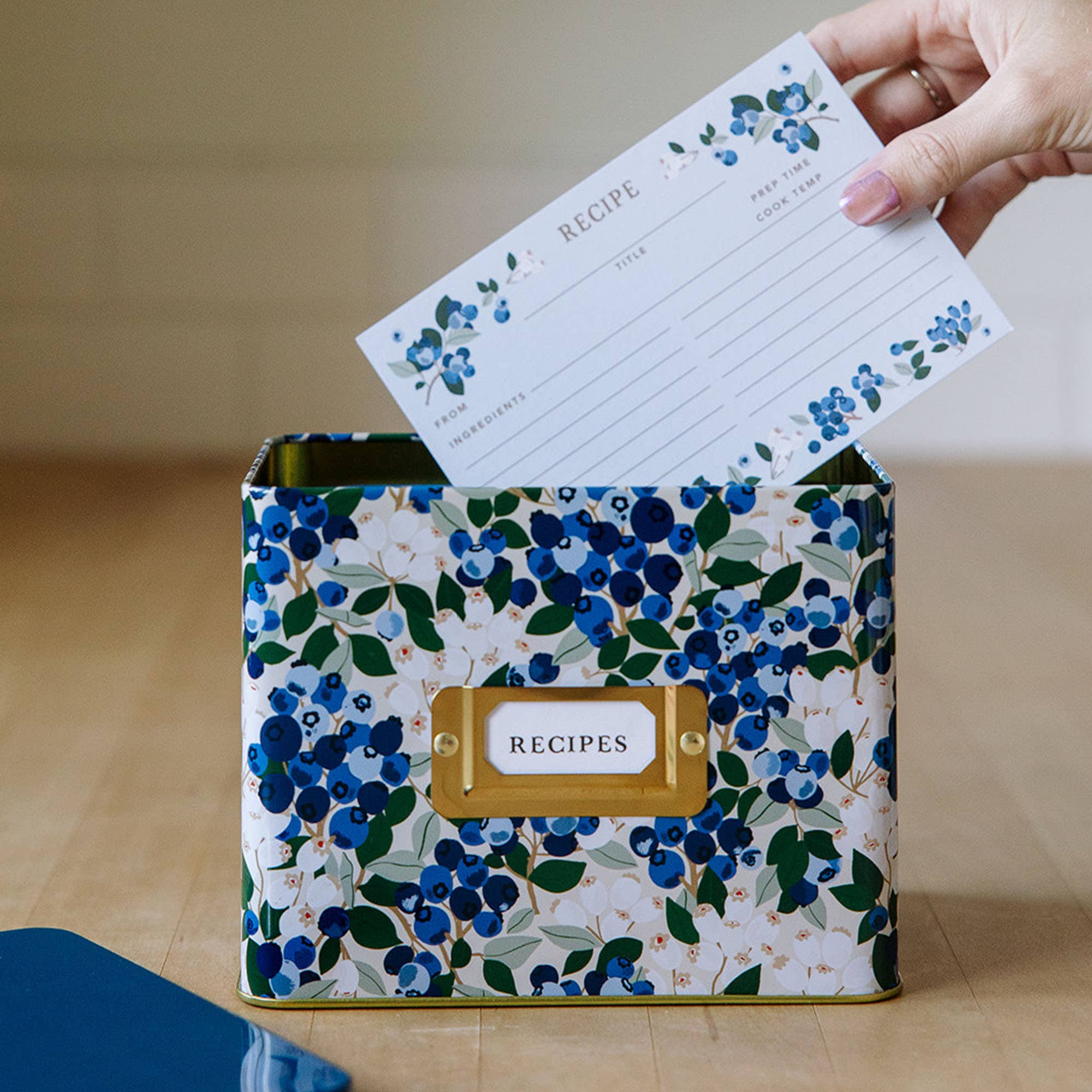 Blueberry Field Recipe Card Set - Raymond's Hallmark