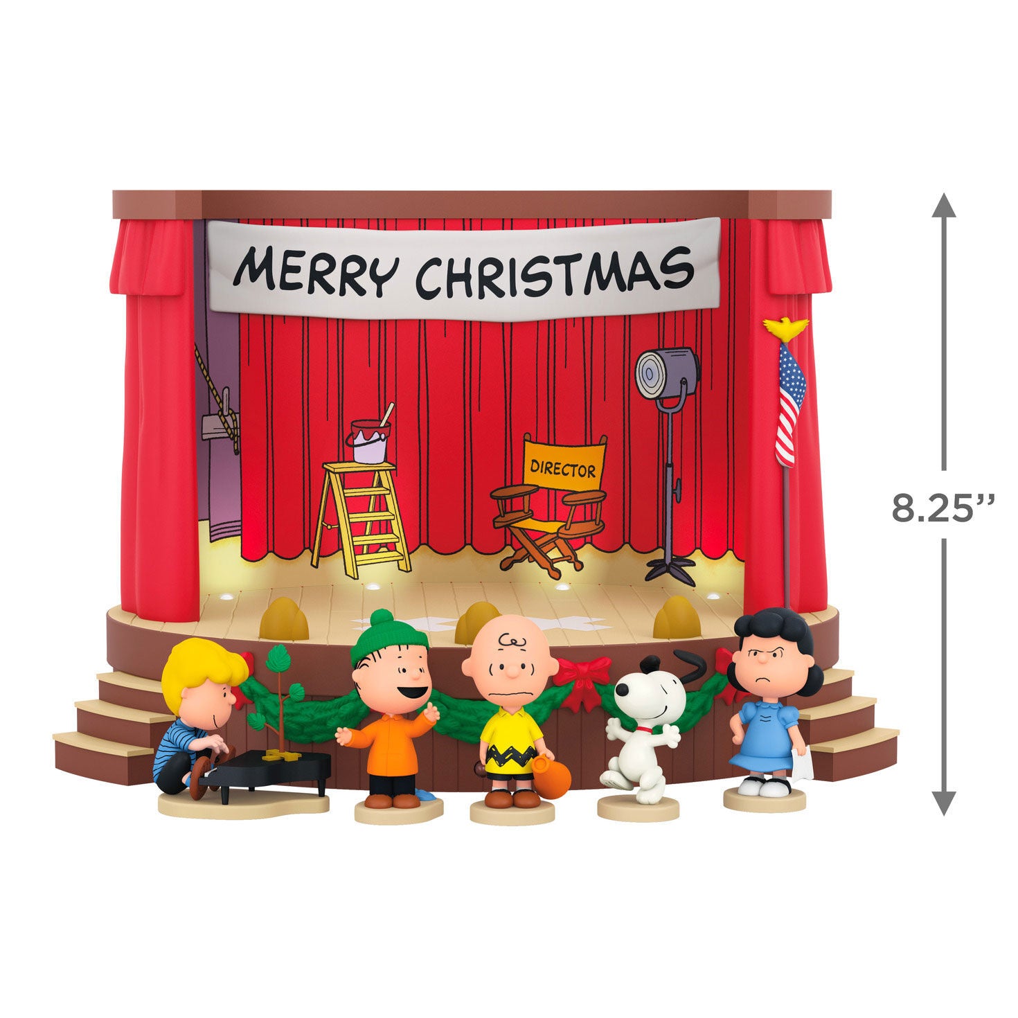 Merry Christmas, Charlie Brown! Tabletop Decoration With Light and Sound - Raymond's Hallmark