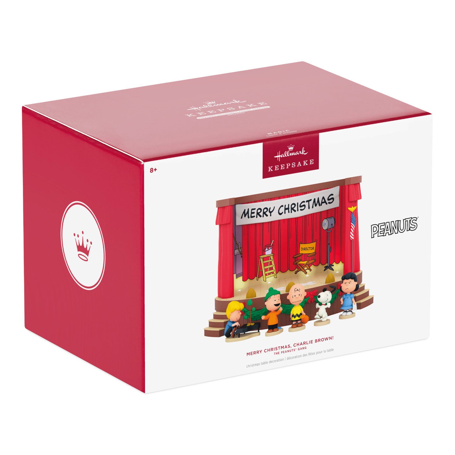 Merry Christmas, Charlie Brown! Tabletop Decoration With Light and Sound - Raymond's Hallmark